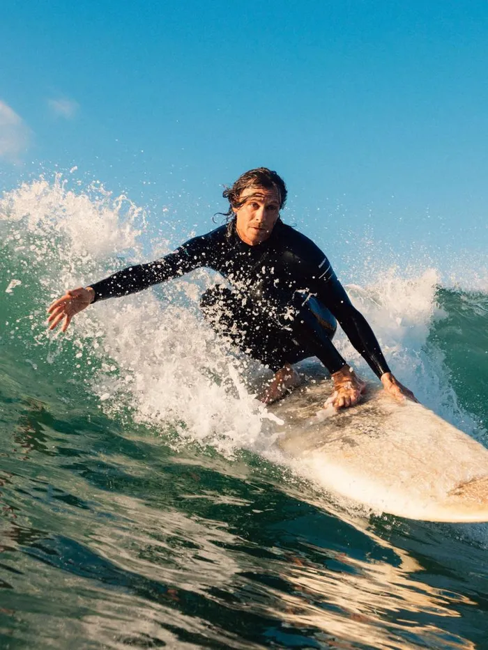 Men Nieuwland 4535mm Yulex Chest Zip Wetsuit Ink Finisterre Wetsuits