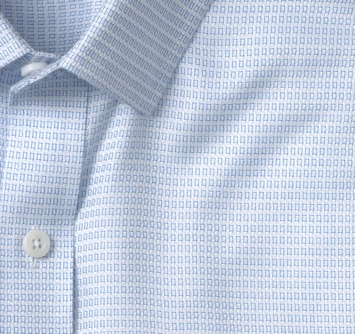 Men NonIron Dress Shirt White Box Shirts Johnston and Murphy