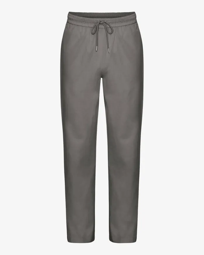 Men Organic Twill Pants Storm Grey Colorful Standard Pants