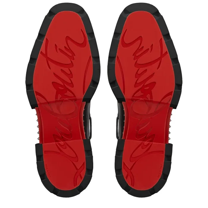 Men Our Steckel Boot Boots 8211 Calf Leather And Olona Canva 8211 Black Christian Louboutin Boots