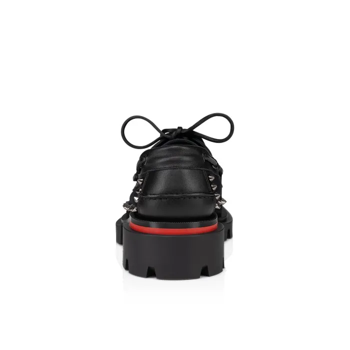 Men Our Steckel Derbies 8211 Calf Leather And Olona Canva 8211 Black Christian Louboutin Loafers and Moccasins