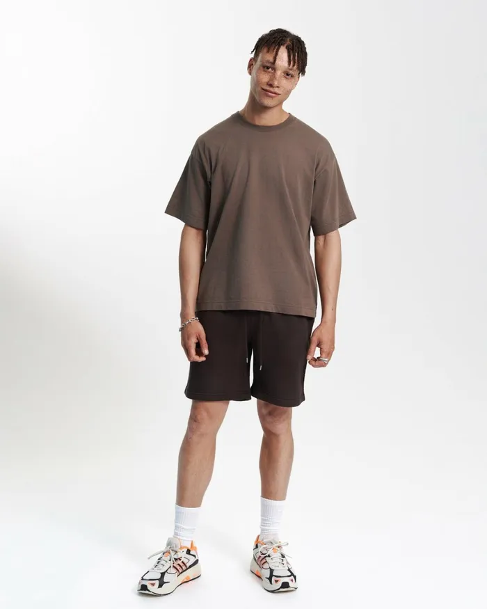 Men Oversized Organic TShirt Sapphire Blue Colorful Standard TShirts