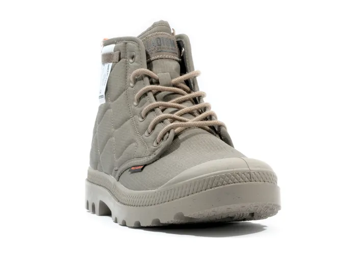 Men PAMPA REQUILTED Military Olive PALLADIUM Boots
