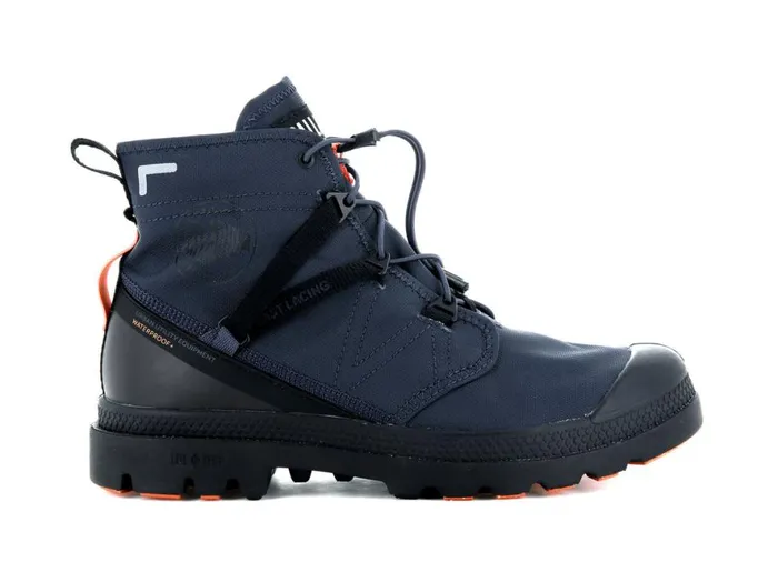 Men PAMPA TRAVEL LITE WATERPROOF Mood Indigo PALLADIUM Boots