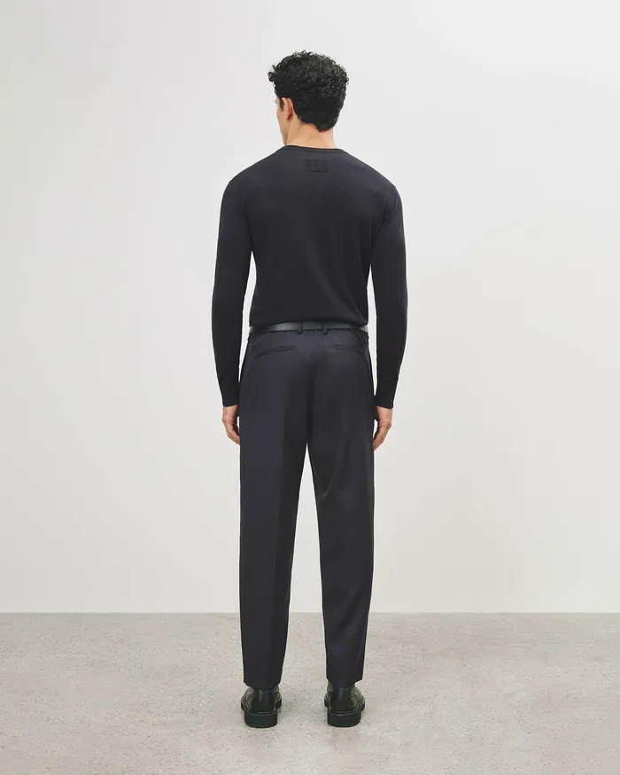 Men Pants and Shorts Nili Lotan DALINIO PANT Dark Navy