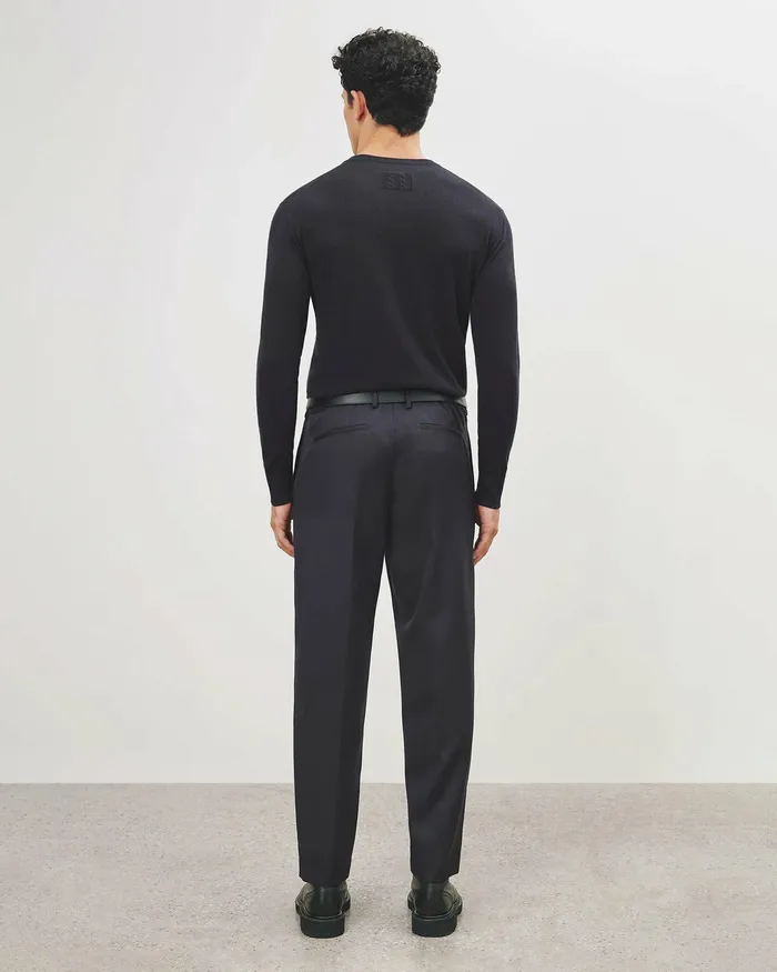 Men Pants and Shorts Nili Lotan DALINIO PANT Dark Navy