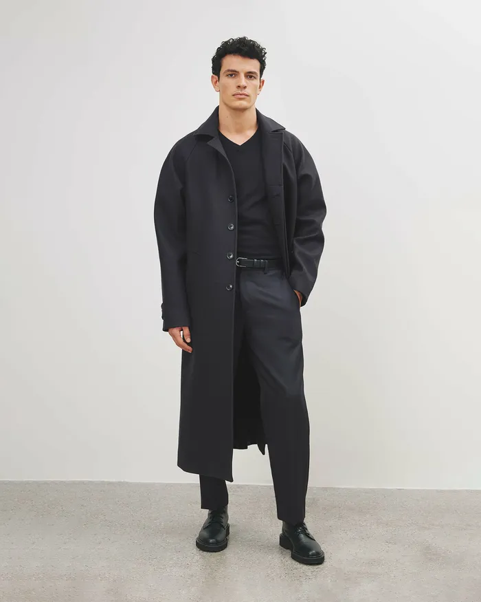 Men Pants and Shorts Nili Lotan DALINIO PANT Dark Navy