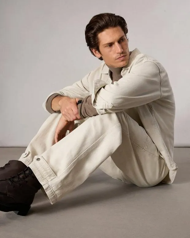 Men Pants Rag and Bone Samson Denim Cargo Pant Cloudcover