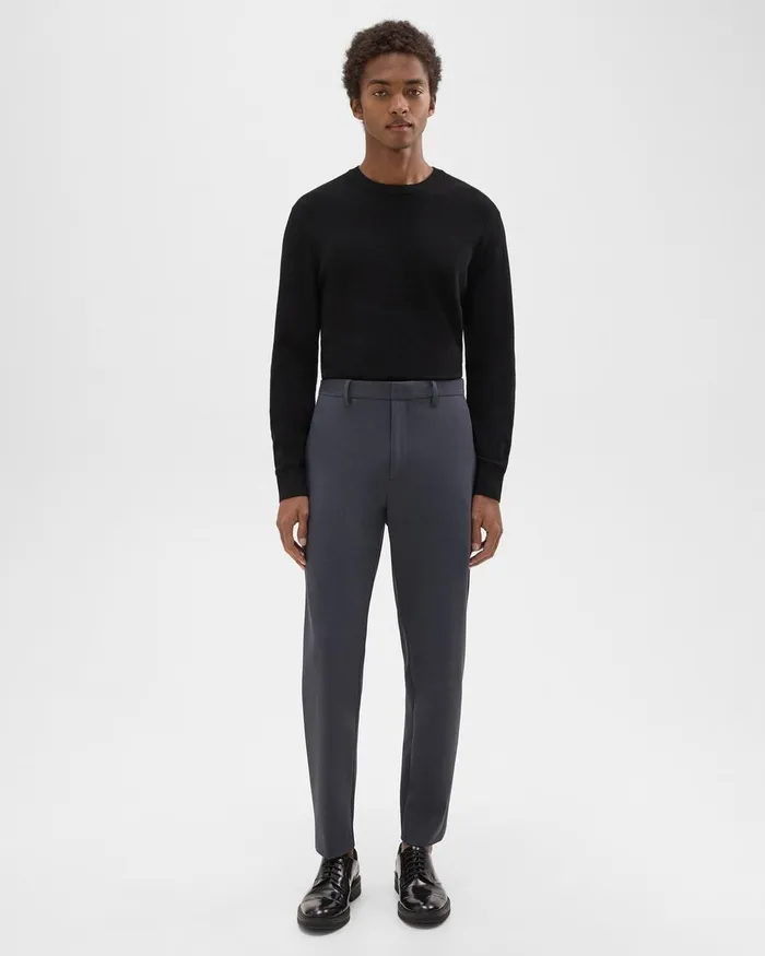 Men Pants Theory Curtis Pant In Precision Ponte Basalt