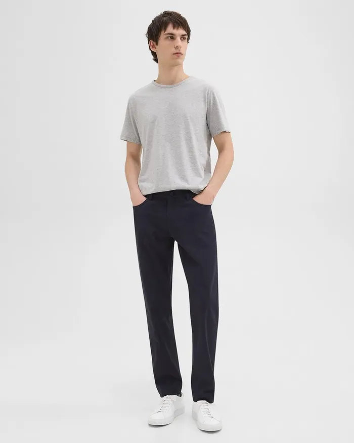 Men Pants Theory Raffi 5Pocket Pant In Neoteric Twill Dark Navy