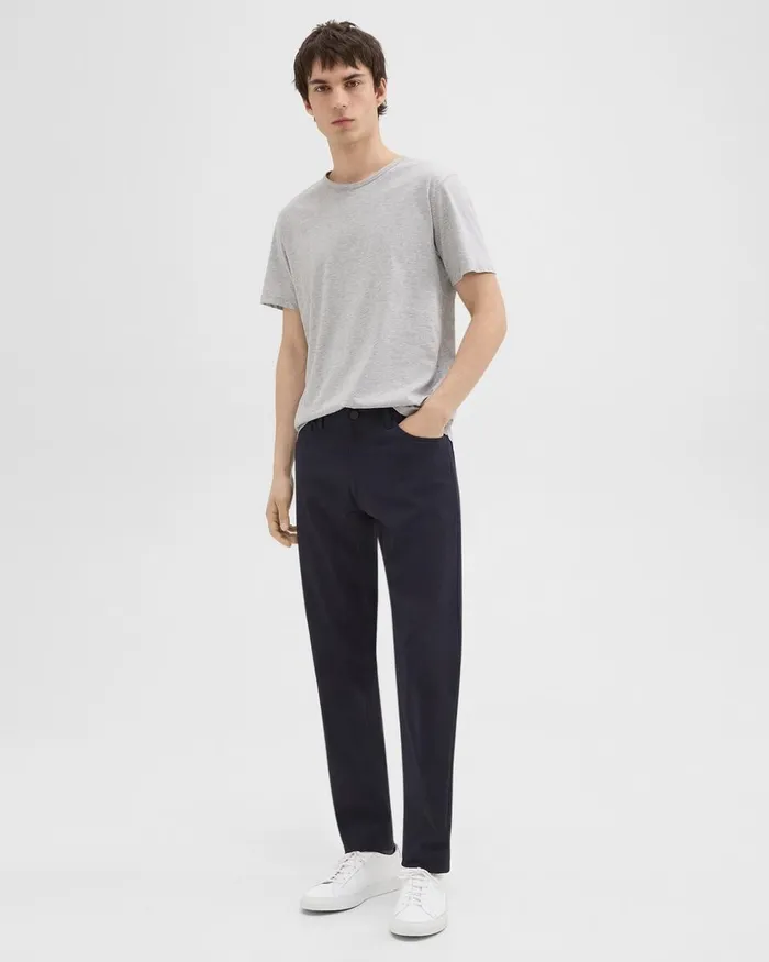 Men Pants Theory Raffi 5Pocket Pant In Neoteric Twill Dark Navy