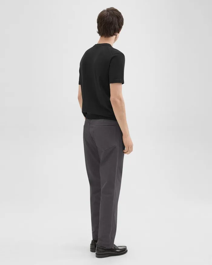 Men Pants Theory Raffi 5Pocket Pant In Stretch Corduroy Dark Grey