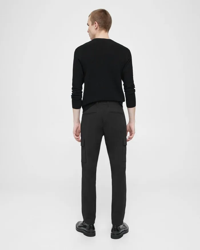 Men Pants Theory Zaine Cargo Pant In Neoteric Twill Black
