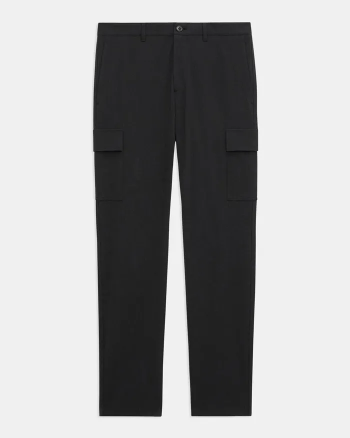 Men Pants Theory Zaine Cargo Pant In Neoteric Twill Black