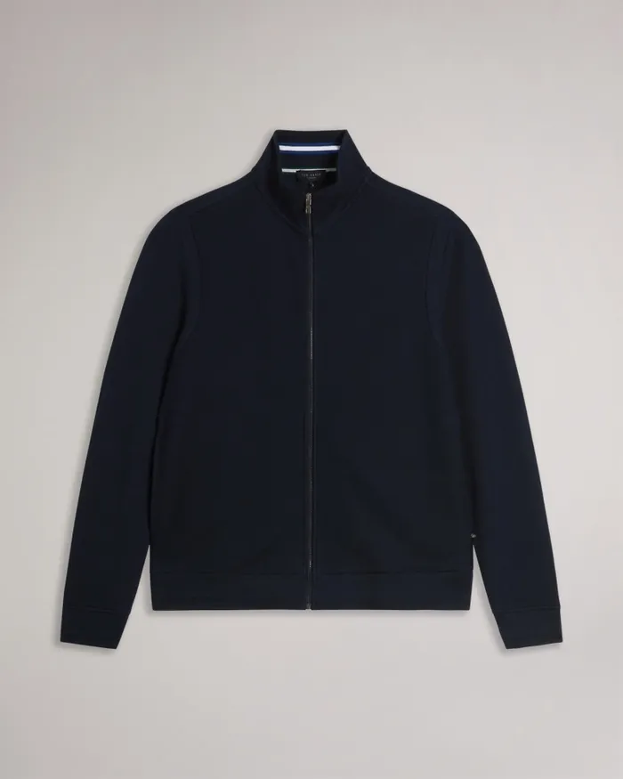 Men PHLOEM 8211 Zip Through Funnel Neck Jacket Navy Ted Baker Tops