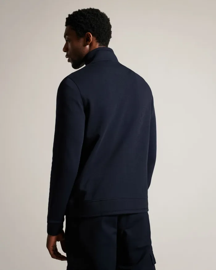 Men PHLOEM 8211 Zip Through Funnel Neck Jacket Navy Ted Baker Tops Men PHLOEM 8211 Zip Through Funnel Neck Jacket Navy Ted Baker Tops