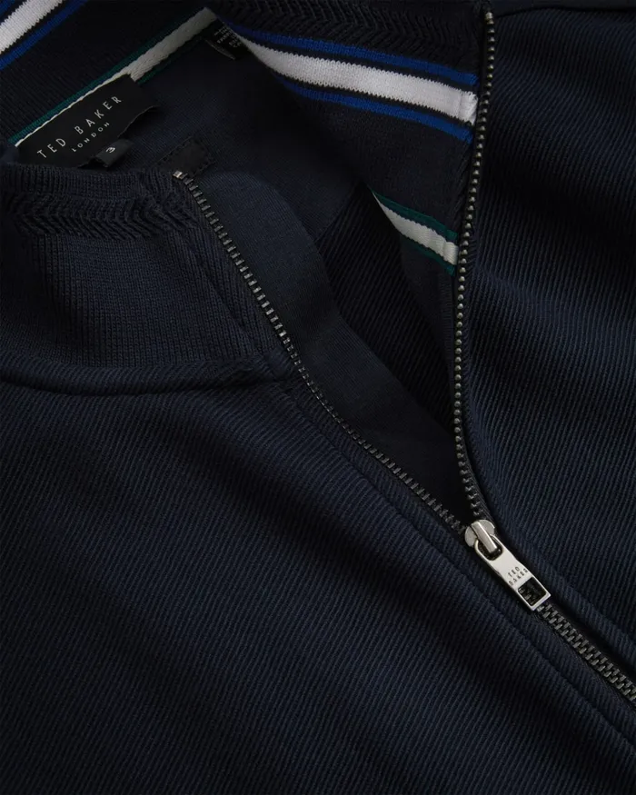 Men PHLOEM 8211 Zip Through Funnel Neck Jacket Navy Ted Baker Tops Men PHLOEM 8211 Zip Through Funnel Neck Jacket Navy Ted Baker Tops