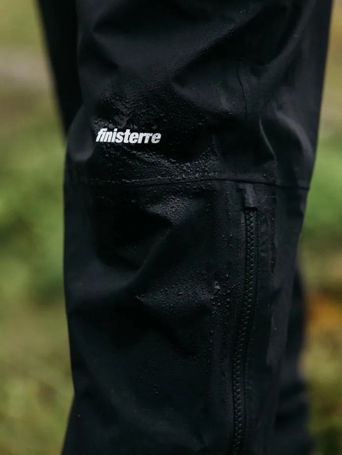 Men Rainbird Waterproof Trousers Black Finisterre Trousers and Jeans