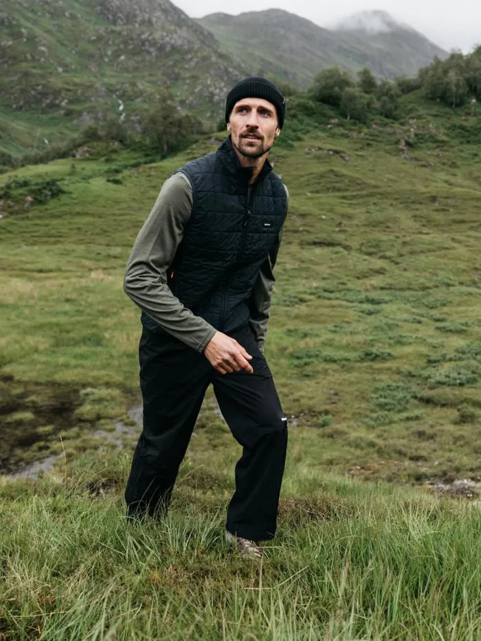 Men Rainbird Waterproof Trousers Black Finisterre Trousers and Jeans