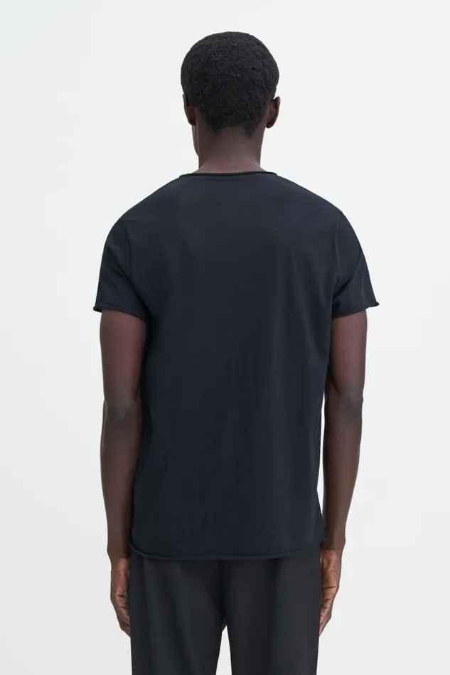 Men Roll Neck Tee Black Filippa K TShirts