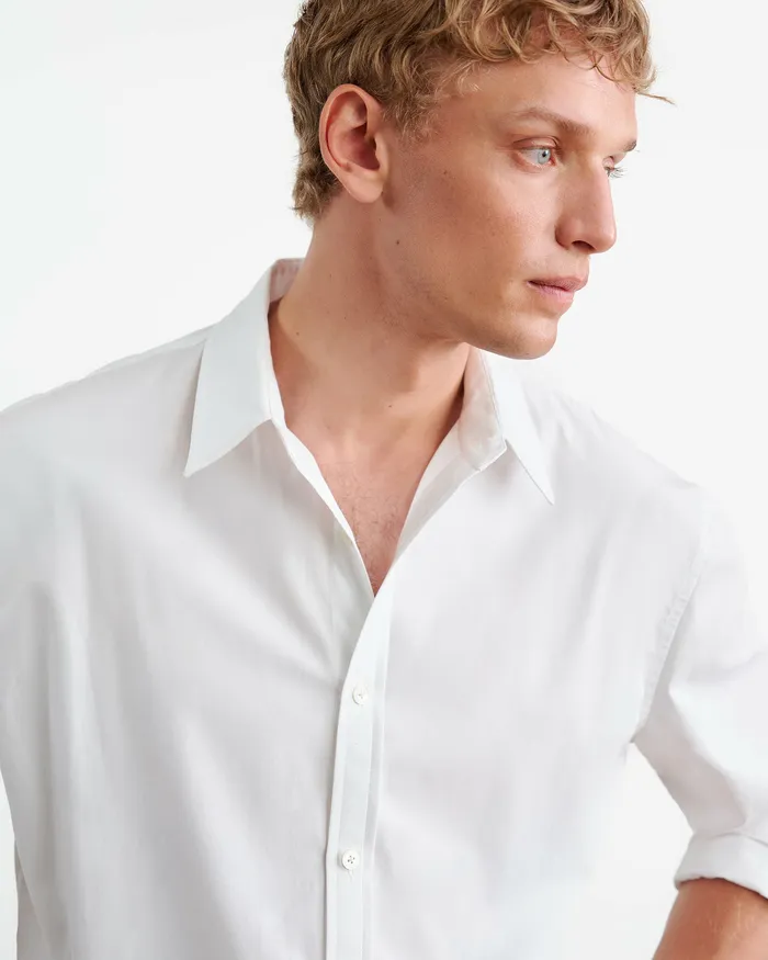 Men Shirts Nili Lotan CRISTOBAL SHIRT White