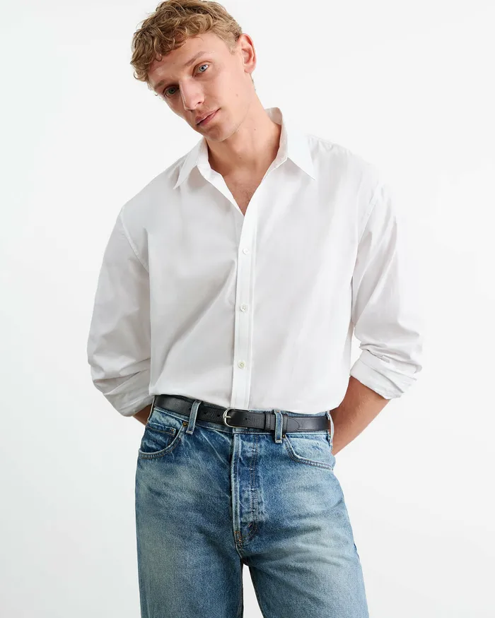 Men Shirts Nili Lotan CRISTOBAL SHIRT White