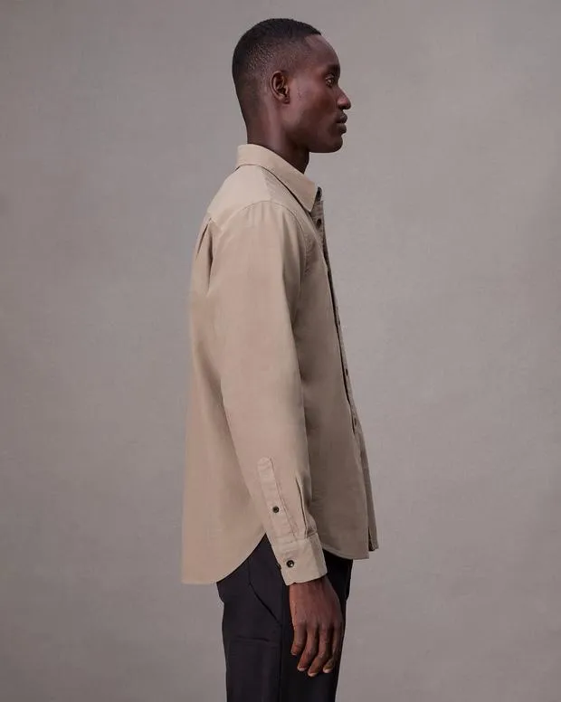 Men Shirts Rag and Bone Finch Corduroy Shirt Desert