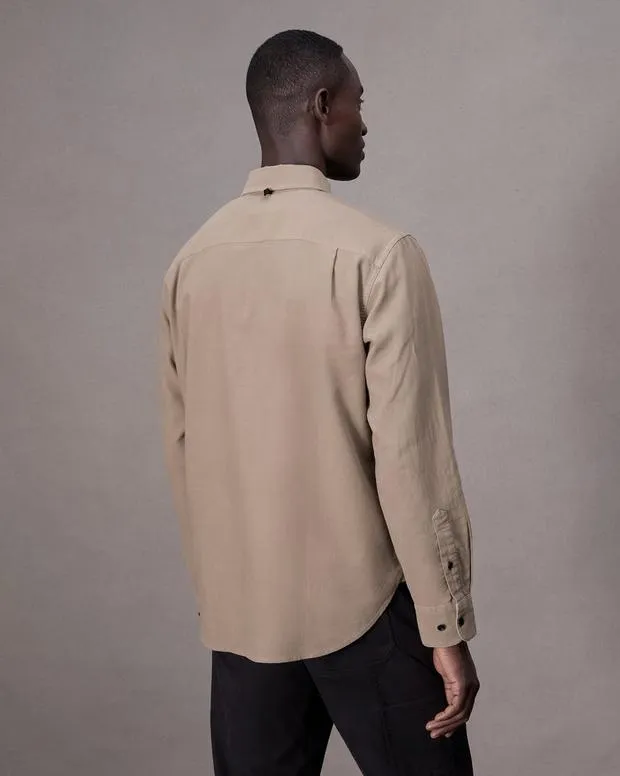 Men Shirts Rag and Bone Finch Corduroy Shirt Desert