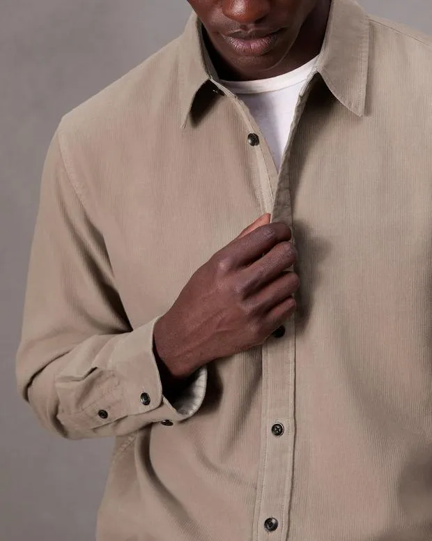 Men Shirts Rag and Bone Finch Corduroy Shirt Desert