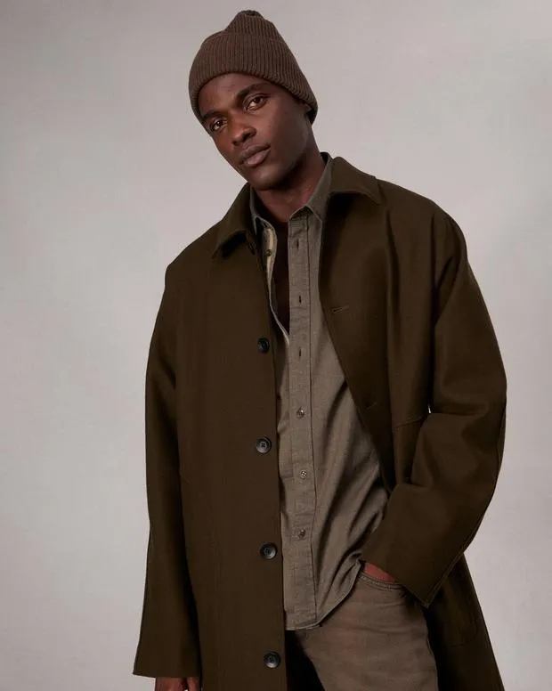 Men Shirts Rag and Bone Tomlin CottonBlend Shirt Army