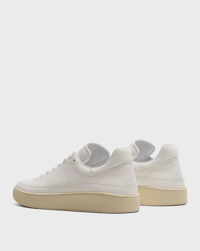 Men Shoes Theory Sneaker In Leather White