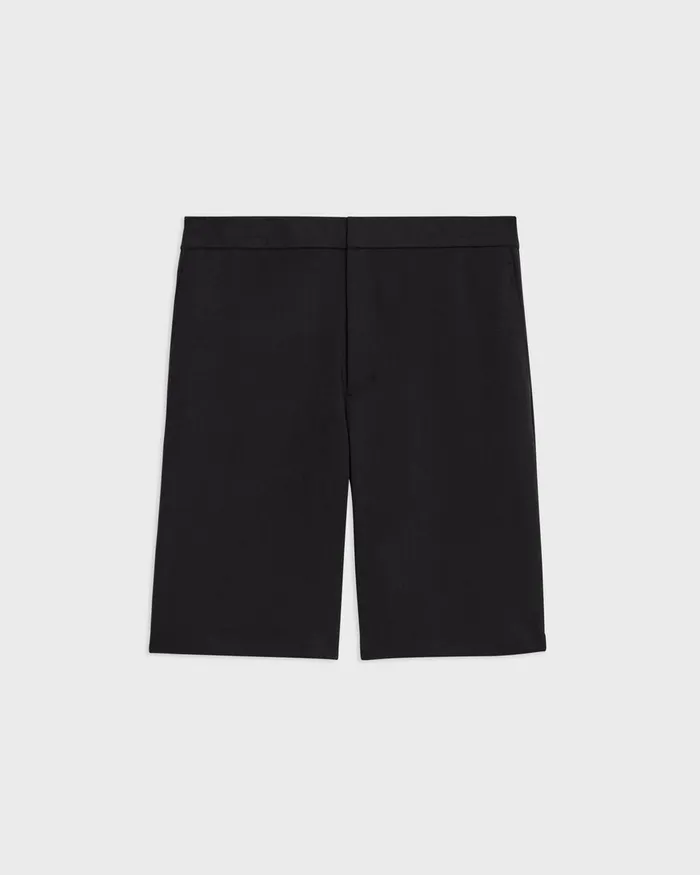 Men Shorts Theory Curtis 9rdquo Drawstring Short In Precision Ponte Black