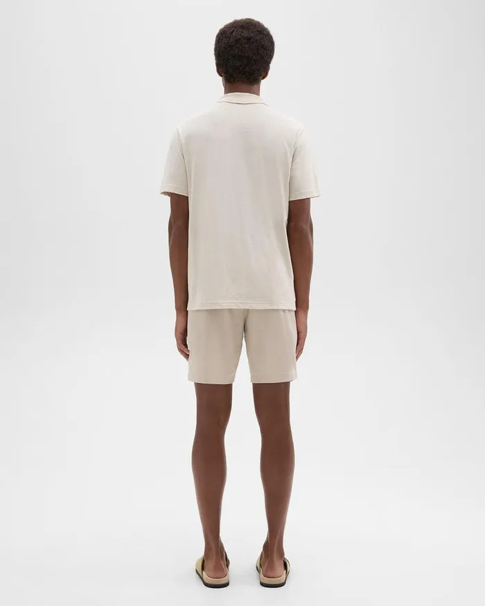 Men Shorts Theory Zaine 7rdquo Short In Organic Cotton New Sand