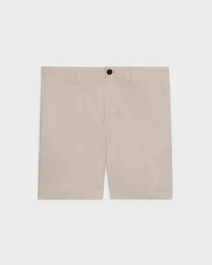 Men Shorts Theory Zaine 7rdquo Short In Organic Cotton New Sand