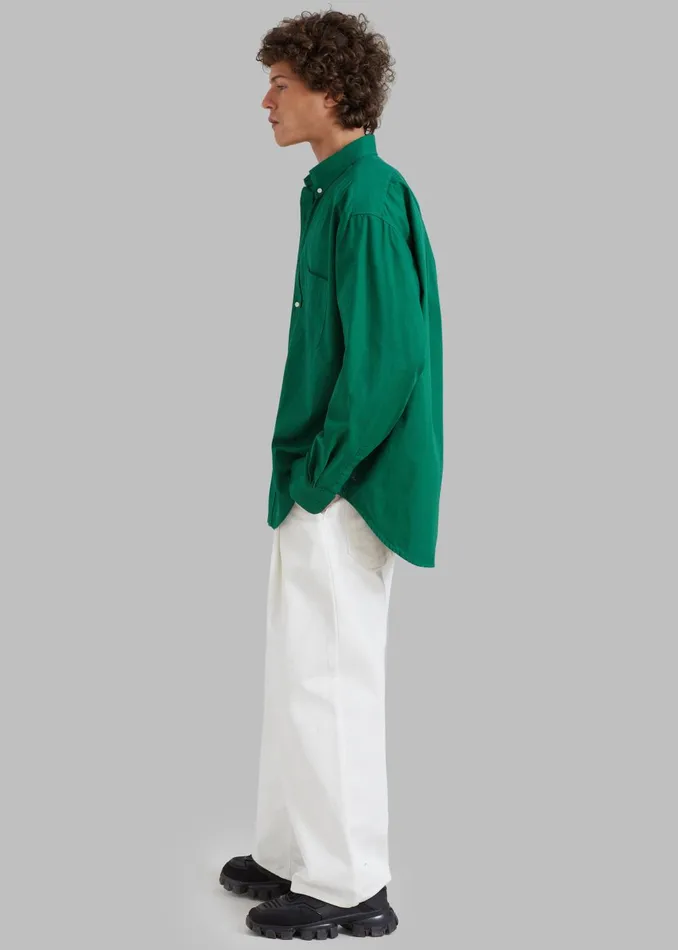 Men Sinclair Shirt 8211 Green The Frankie Shop Tops
