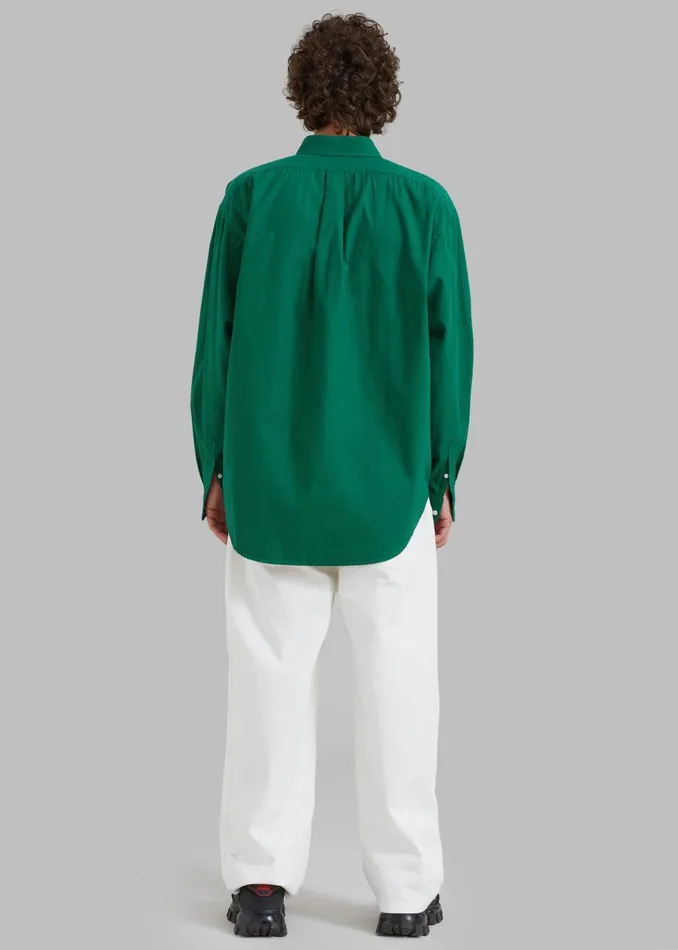 Men Sinclair Shirt 8211 Green The Frankie Shop Tops