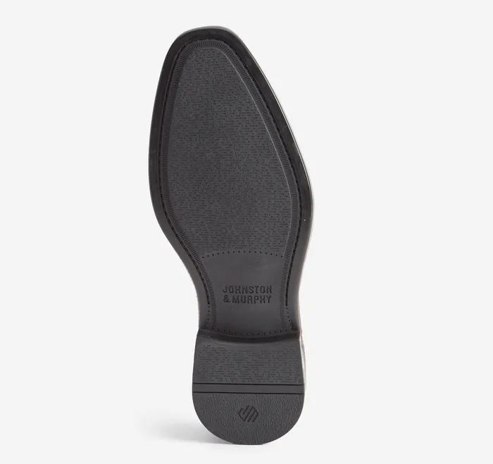 Men SlipOns and Loafers Johnston and Murphy Gibbons Bit Loafer Black Full Grain