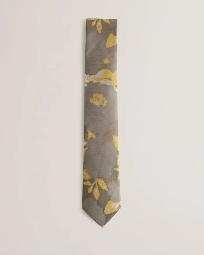 Men SPIKES 8211 Floral Silk Tie Yellow Ted Baker Ties and Bowties Men SPIKES 8211 Floral Silk Tie Yellow Ted Baker Ties and Bowties