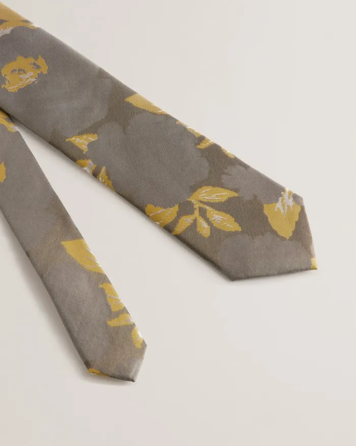Men SPIKES 8211 Floral Silk Tie Yellow Ted Baker Ties and Bowties Men SPIKES 8211 Floral Silk Tie Yellow Ted Baker Ties and Bowties