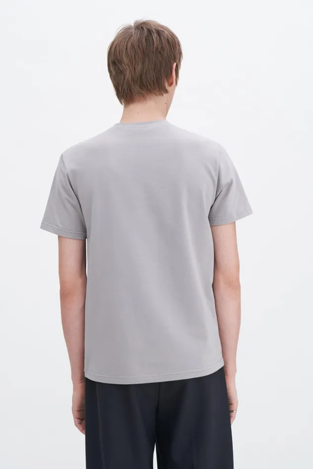 Men Stretch Cotton Tee Dove Grey Filippa K TShirts