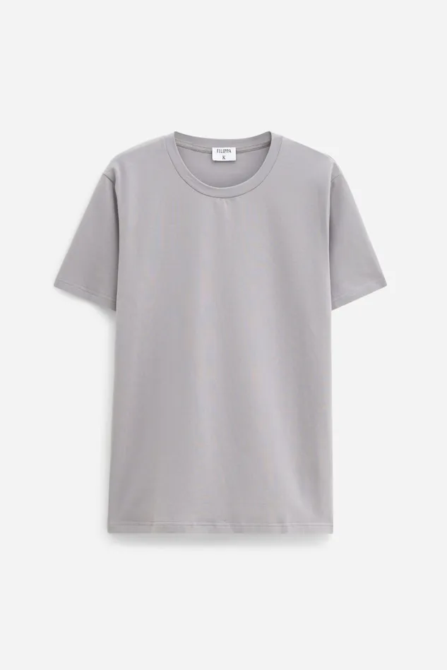 Men Stretch Cotton Tee Dove Grey Filippa K TShirts
