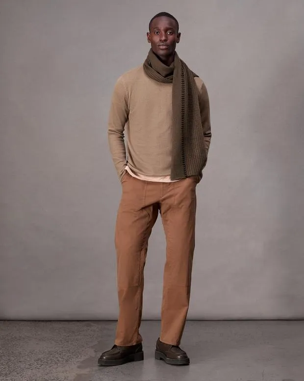 Men Sweaters Rag and Bone Bennet Crewneck Sweater Desert
