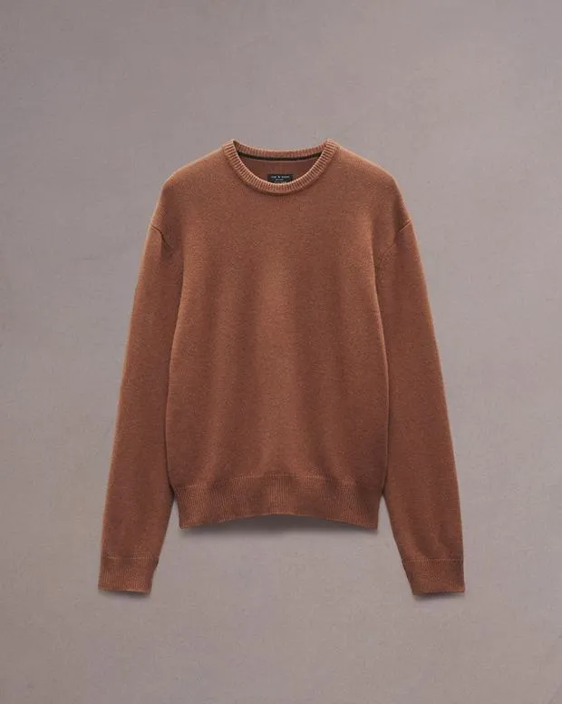 Men Sweaters Rag and Bone Downing Cashmere Sweater Clay