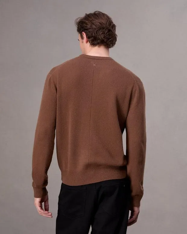 Men Sweaters Rag and Bone Downing Cashmere Sweater Clay