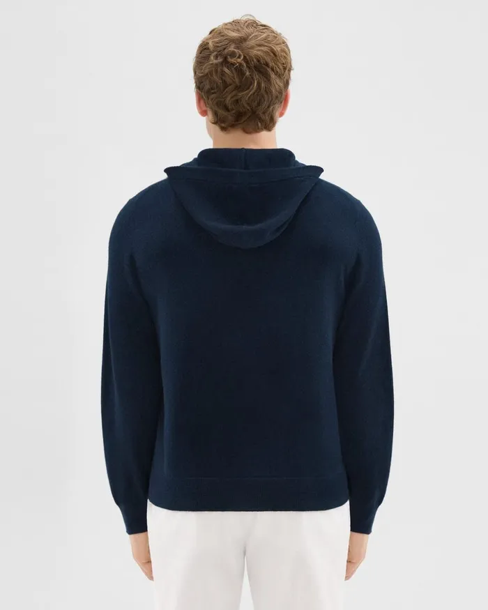 Men Sweatshirts Hoodies Theory Hilles Hoodie In Cashmere Baltic