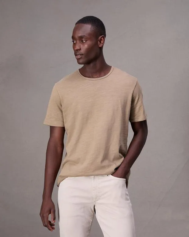 Men TShirts and Henleys Rag and Bone Classic Flame TShirt Desert