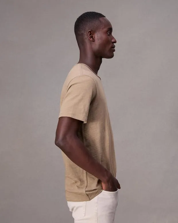 Men TShirts and Henleys Rag and Bone Classic Flame TShirt Desert