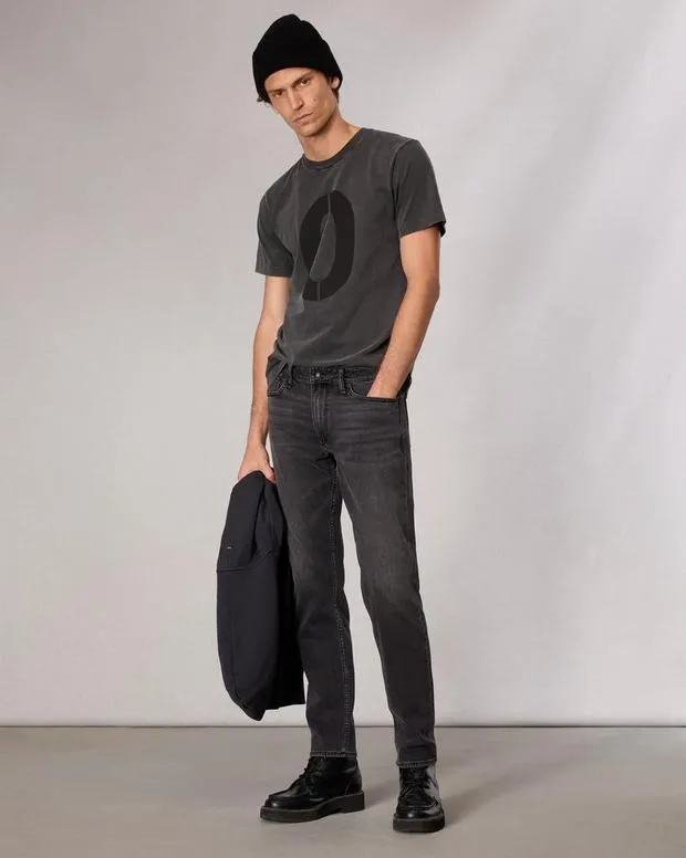 Men TShirts and Henleys Rag and Bone Rb Number 0 TShirt Washed Black