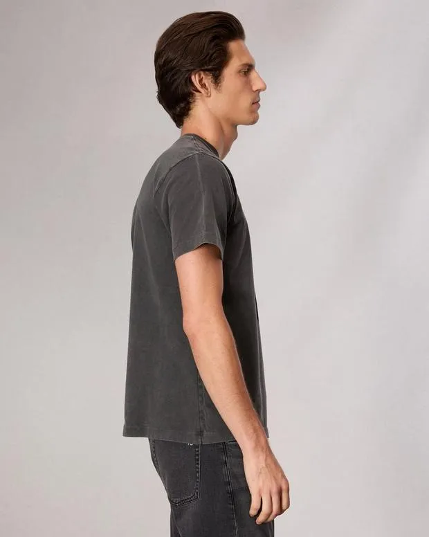 Men TShirts and Henleys Rag and Bone Rb Number 0 TShirt Washed Black