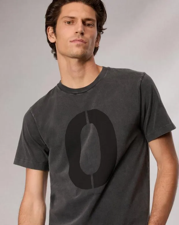 Men TShirts and Henleys Rag and Bone Rb Number 0 TShirt Washed Black